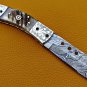 8.0" Handmade Damascus Folding Pocket knife Hunting knife 100% Handmade Damascus Steel Handle Ram