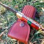 Handmade Damascus Folding Pocket knife Hunting knife 100% Handmade Damascus Steel Handle