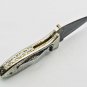 Handmade Damascus Folding Pocket knife Hunting knife 100% Handmade Damascus Steel Handle Silver