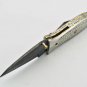 Handmade Damascus Folding Pocket knife Hunting knife 100% Handmade Damascus Steel Handle Silver