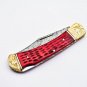 9'' Custom Hand Forged Damascus Folding Pocket Knife -BACK LOCK with Leather sheath 691