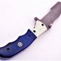 Handmade Damascus Folding Pocket knife Hunting knife 100% Handmade Damascus Steel Handle Walnut Wood