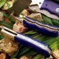 Handmade Damascus Folding Pocket knife Hunting knife 100% Handmade Damascus Steel Handle Walnut Wood