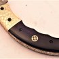 7.5" Handmade Damascus Folding Pocket knife Hunting knife 100% Handmade Damascus Steel
