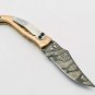 Handmade Damascus Folding Pocket knife Hunting knife 100% Handmade Damascus Steel Handle Copper