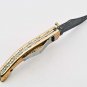 Handmade Damascus Folding Pocket knife Hunting knife 100% Handmade Damascus Steel Handle Copper