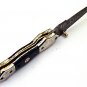 8.75'' Handmade Damascus Folding Pocket knife Hunting knife Handmade Damascus Steel Handle Olive