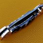8.0" Handmade Damascus Folding Pocket knife Hunting knife 100% Handmade Damascus Steel