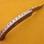 8.5" Handmade Damascus Folding Pocket knife Hunting knife 100% Handmade Damascus Steel
