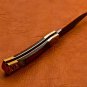 7.0" Handmade Damascus Folding Pocket knife Hunting knife 100% Handmade Damascus Steel