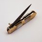 Custom Hand Forged Damascus Folding Pocket Knife Mother Of Pearl HANDLE -Liner Lock