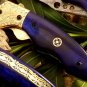 Handmade Damascus Folding Pocket knife Hunting knife 100% Handmade Damascus Steel Handle