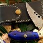Handmade Damascus Folding Pocket knife Hunting knife 100% Handmade Damascus Steel Handle