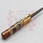 8.25'' Handmade Damascus Folding Pocket knife Hunting knife 100% Handmade Damascus Steel