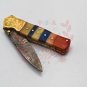 8.25'' Handmade Damascus Folding Pocket knife Hunting knife 100% Handmade Damascus Steel