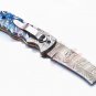 7.5" Handmade Damascus Folding Pocket knife Hunting knife 100% Handmade Damascus Steel Handle Color