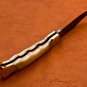 6.5" Handmade Damascus Folding Pocket knife Hunting knife 100% Handmade Damascus