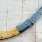 8.5"" Inch Custom Hand Made Forged Damascus Steel Hunting Folding Knife Fixed Blade
