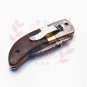 7.5" Handmade Damascus Folding Pocket knife Hunting knife 100% Handmade Damascus Steel Handle Tali