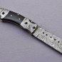 7.5" Handmade Damascus Folding Pocket knife Hunting knife 100% Handmade Damascus