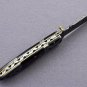 7.5" Handmade Damascus Folding Pocket knife Hunting knife 100% Handmade Damascus