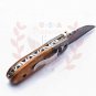 6.75" Handmade Damascus Folding Pocket knife Hunting knife 100% Handmade Damascus Steel Handle
