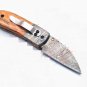 6.75" Handmade Damascus Folding Pocket knife Hunting knife 100% Handmade Damascus Steel Handle