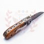 6.75" Handmade Damascus Folding Pocket knife Hunting knife 100% Handmade Damascus Steel Handle