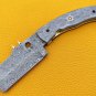 8.0'' Handmade Damascus Folding Pocket knife Hunting knife 100% Handmade Damascus