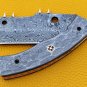 8.0'' Handmade Damascus Folding Pocket knife Hunting knife 100% Handmade Damascus