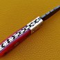 8.0 '' Custom Hand Made Forged knife Hunter Knife Damascus Steel Bowie Knife Handle Camel Bone