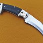 8.0'' Custom Hand Made Forged knife Hunter Knife Damascus Steel Bowie Knife Handle Camel Bone