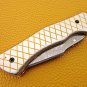 8.0'' Custom Hand Made Forged knife Hunter Knife Damascus Steel Bowie Knife