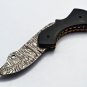 Handmade Damascus Folding Pocket knife Hunting knife 100% Handmade Damascus Steel Handle Wood