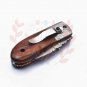 8.25" Handmade Damascus Folding Pocket knife Hunting knife 100% Handmade Damascus Steel Handle Tali