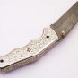 Handmade Damascus Folding Pocket knife Hunting knife 100% Handmade Damascus