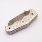 Handmade Damascus Folding Pocket knife Hunting knife 100% Handmade Damascus