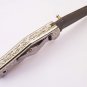 Handmade Damascus Folding Pocket knife Hunting knife 100% Handmade Damascus