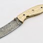 Handmade Damascus Folding Pocket knife Hunting knife 100% Handmade Damascus Steel Handle