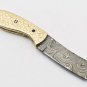 Handmade Damascus Folding Pocket knife Hunting knife 100% Handmade Damascus Steel Handle