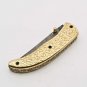 Handmade Damascus Folding Pocket knife Hunting knife 100% Handmade Damascus