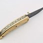 Handmade Damascus Folding Pocket knife Hunting knife 100% Handmade Damascus