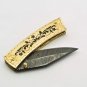 Handmade Damascus Folding Pocket knife Hunting knife 100% Handmade Damascus
