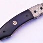 Handmade Damascus Folding Pocket knife Hunting knife 100% Handmade Damascus