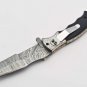 Handmade Damascus Folding Pocket knife Hunting knife 100% Handmade Damascus Steel Handle