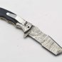 Handmade Damascus Folding Pocket knife Hunting knife 100% Handmade Damascus Steel Handle