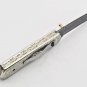 Handmade Damascus Folding Pocket knife Hunting knife 100% Handmade Damascus