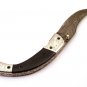 8.5" Handmade Damascus Folding Pocket knife Hunting knife %100 Handmade Damascus