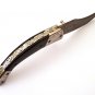 8.5" Handmade Damascus Folding Pocket knife Hunting knife %100 Handmade Damascus