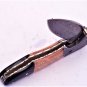 8" Handmade Damascus Folding Pocket knife Hunting knife 100% Handmade Damascus